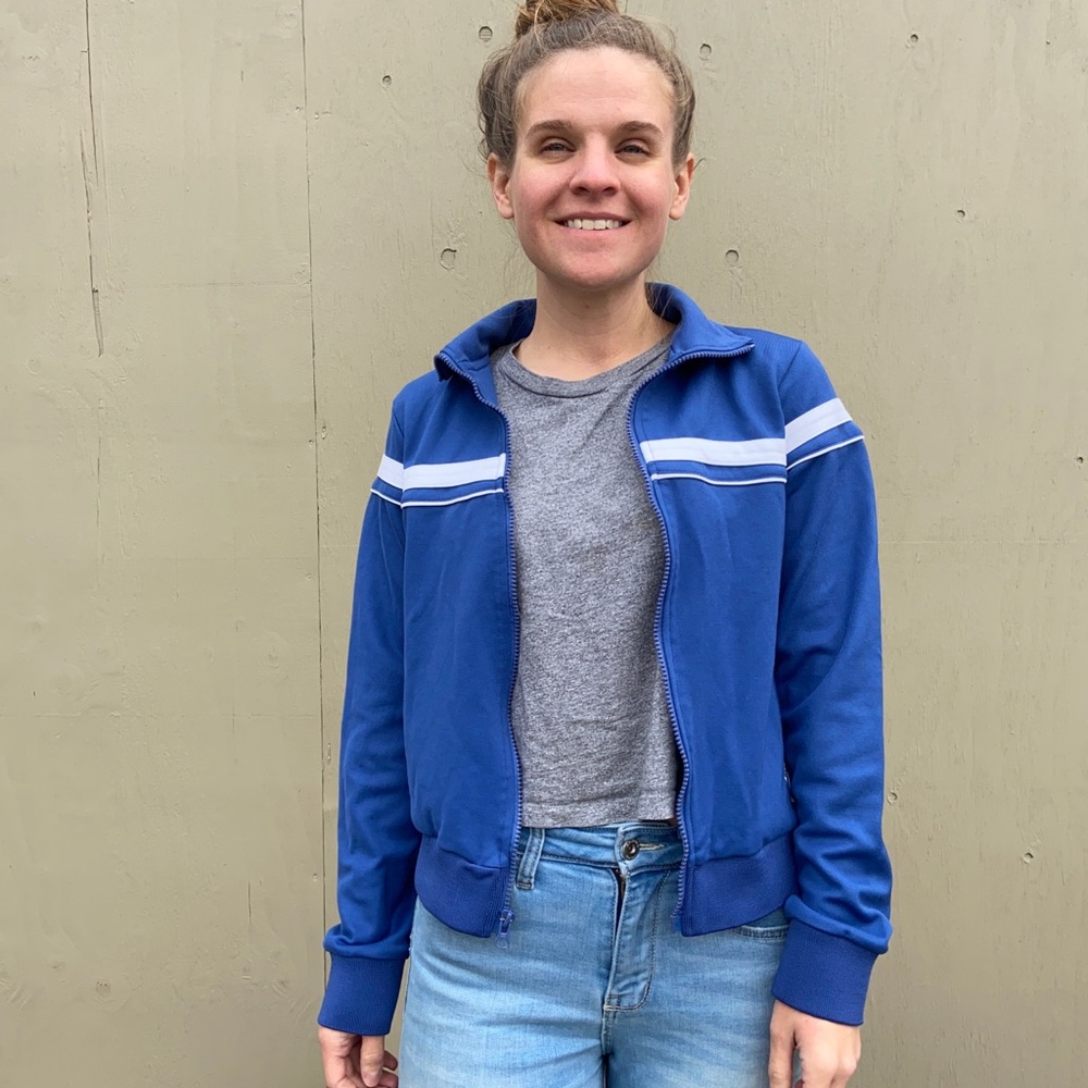 Blue Billabong Track Jacket